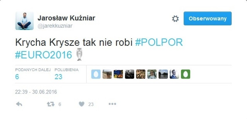 EURO 2016: Polska - Portugalia - KOMENTARZE gwiazd. Oni tak...