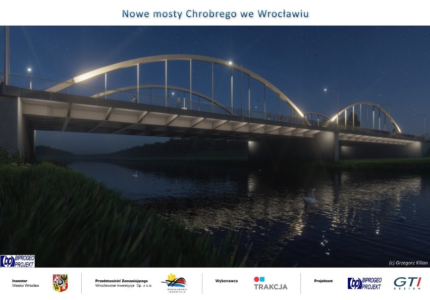 Tak będą wyglądać nowe mosty Chrobrego