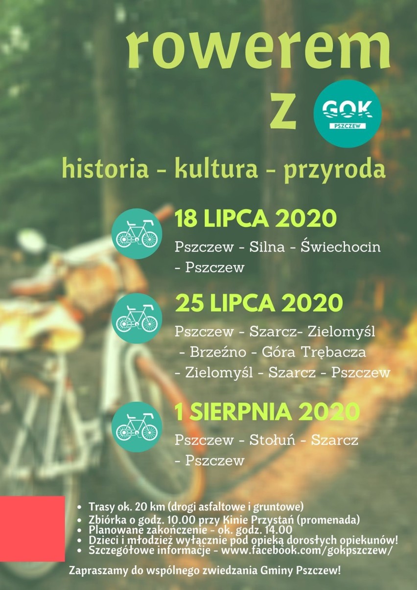 Poznaj gminę Pszczew dzięki rowerowym przejażdżkom. Na trasę...