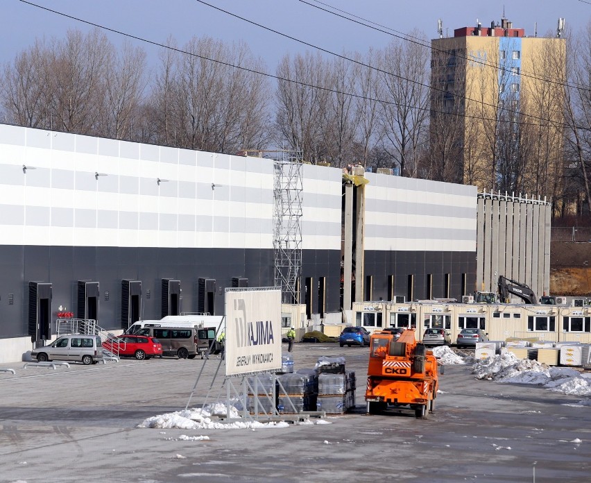 Budowa Centrum Logistycznego Hillwood Zagłębie w Sosnowcu....