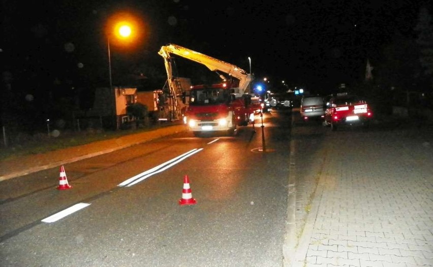 Pożar domu na ul. Trzcianeckiej w Pile