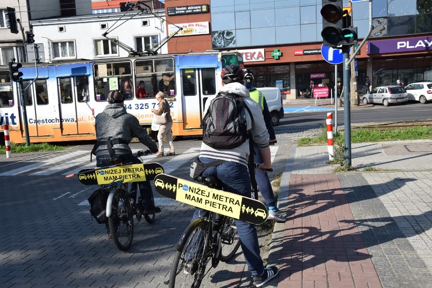 Rowerowy happening o bezpieczeństwie na drodze ZDJĘCIA