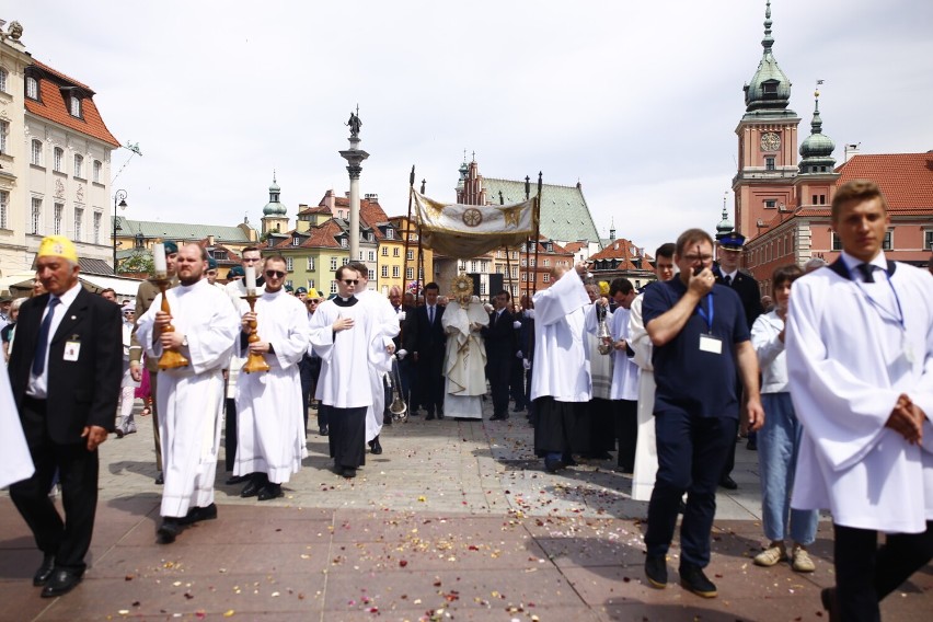 Procesja Bożego Ciała w Warszawie