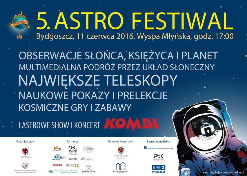 5. Astro Festiwal już w najbliższą sobotę na Wyspie Młyńskiej! [program]