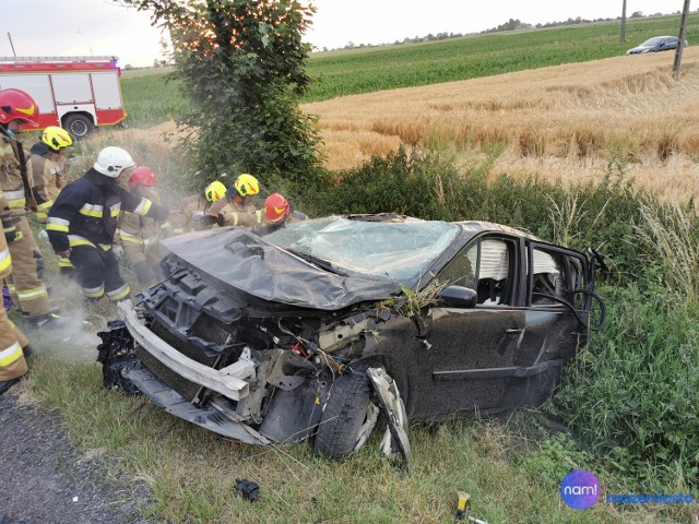 Wypadek na drodze Brześć Kujawski - Radziejów