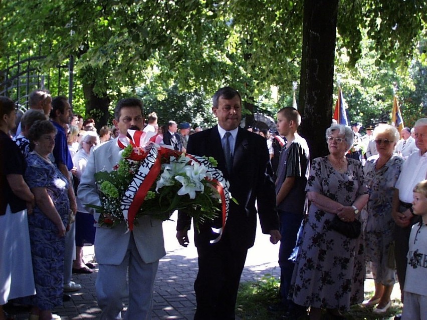 Obchody rocznicy Bitwy Warszawskiej w Bełchatowie w 2001 roku
