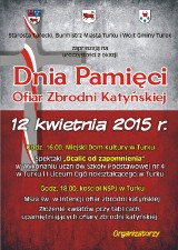 Dzień Pamięci Ofiar Zbrodni Katyńskiej w Turku [PROGRAM]