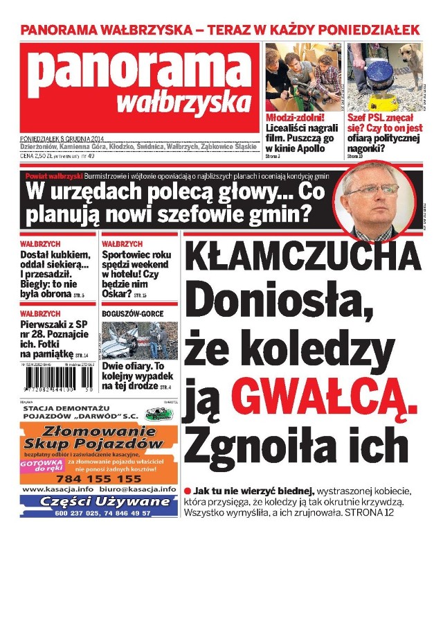 Panorama Wałbrzyska z 8 grudnia 2014 r.