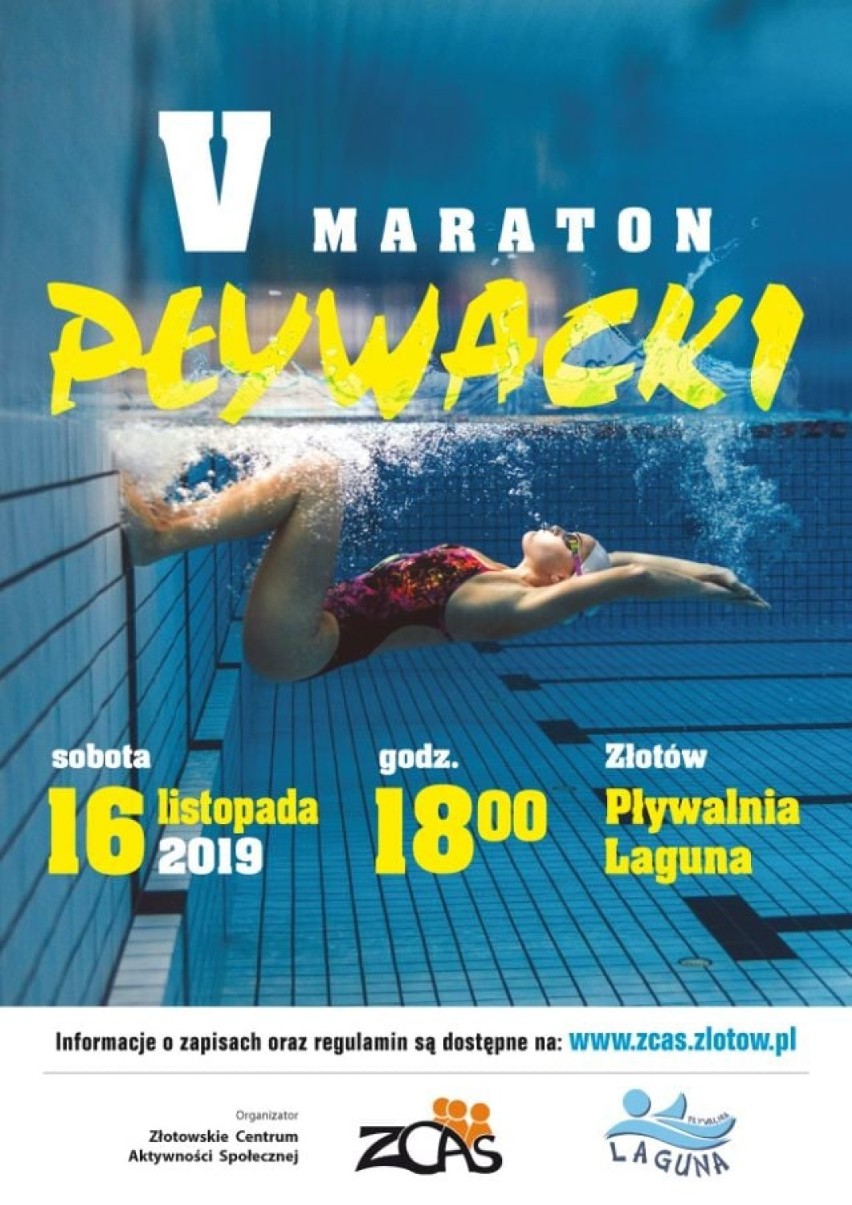 V Maraton Pływacki w basenie „Laguna” w Złotowie