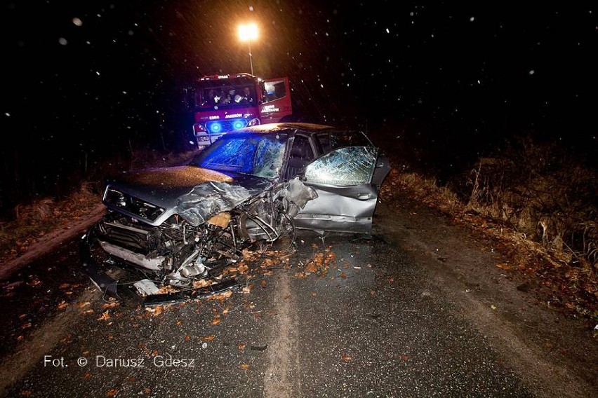 Wypadek karetki w Jaczkowie