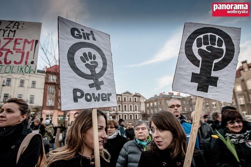 Międzynarodowy Strajk Kobiet w Wałbrzychu