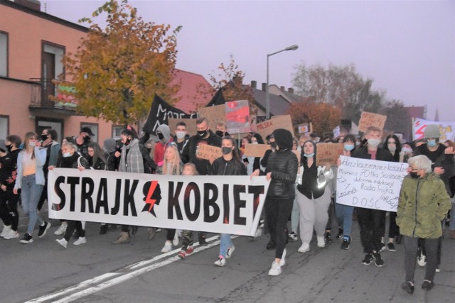 Protest w Szubinie zorganizowano w sobotę 31 października