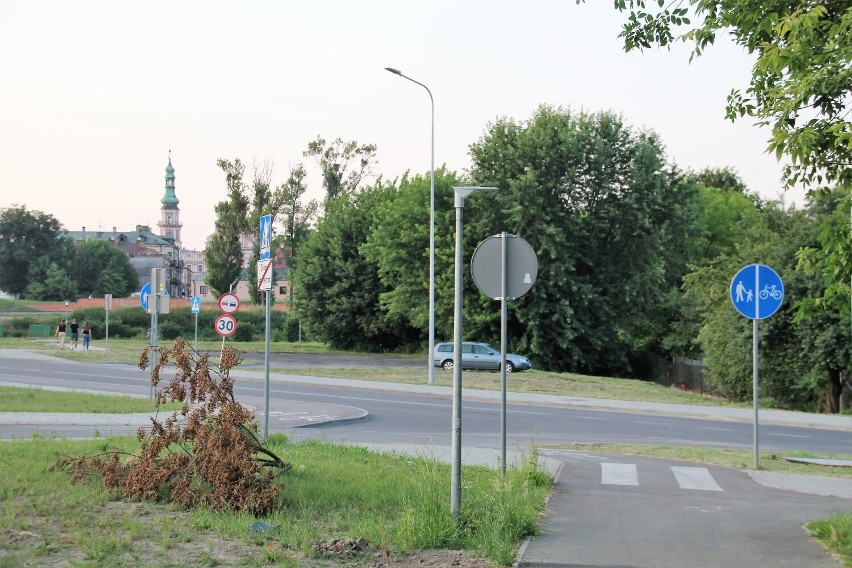 Teraz nad zalew można łatwiej dojechać rowerem z zamojskiego...