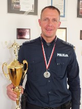 Głogowski policjant wicemistrzem w badmintonie