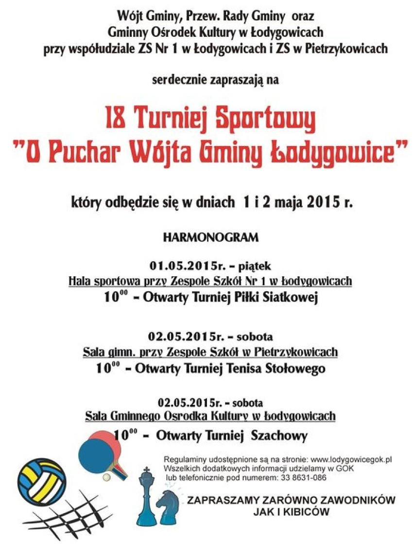 W Łodygowicach odbędzie się 18 Turniej Sportowy "O Puchar...