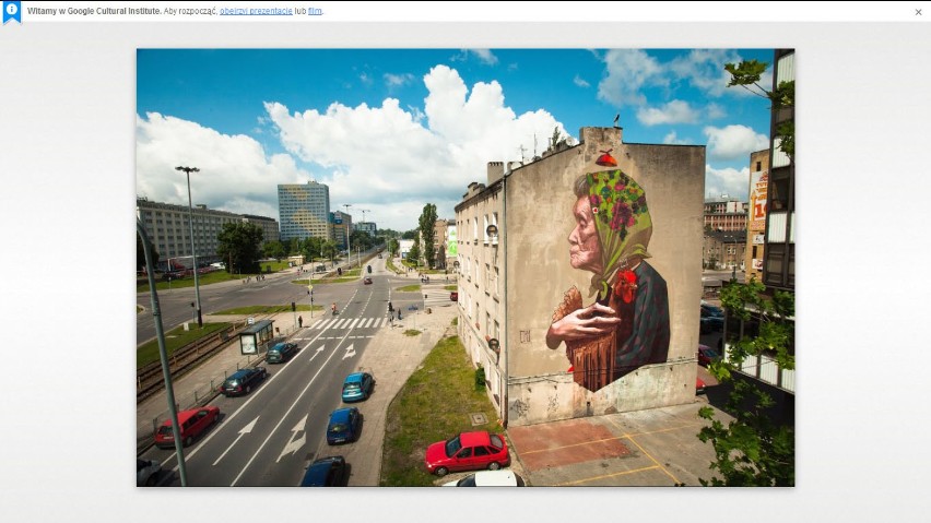 Łódzkie murale w galerii Google Street Art