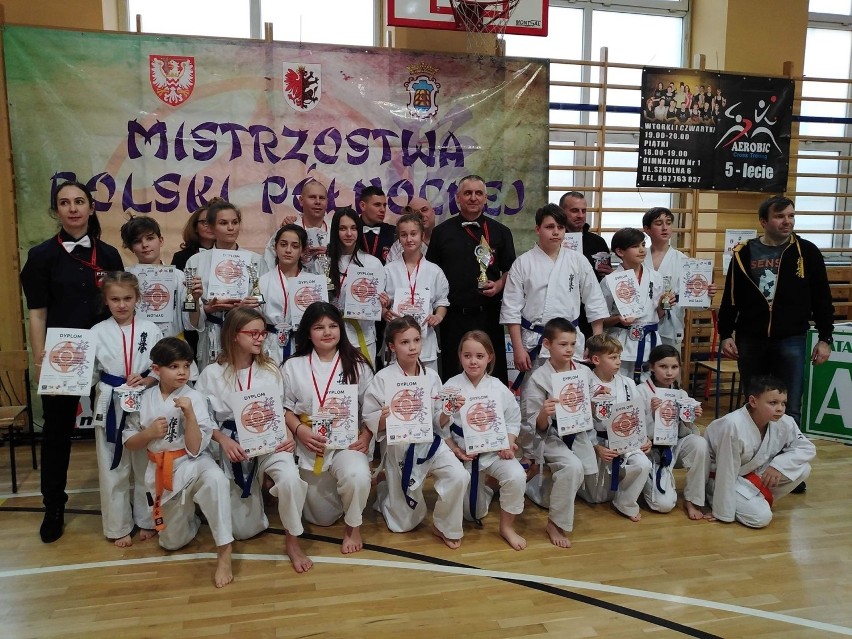 Zawodnicy Golubsko-Dobrzyńskiego Klubu Karate Kyokushin...