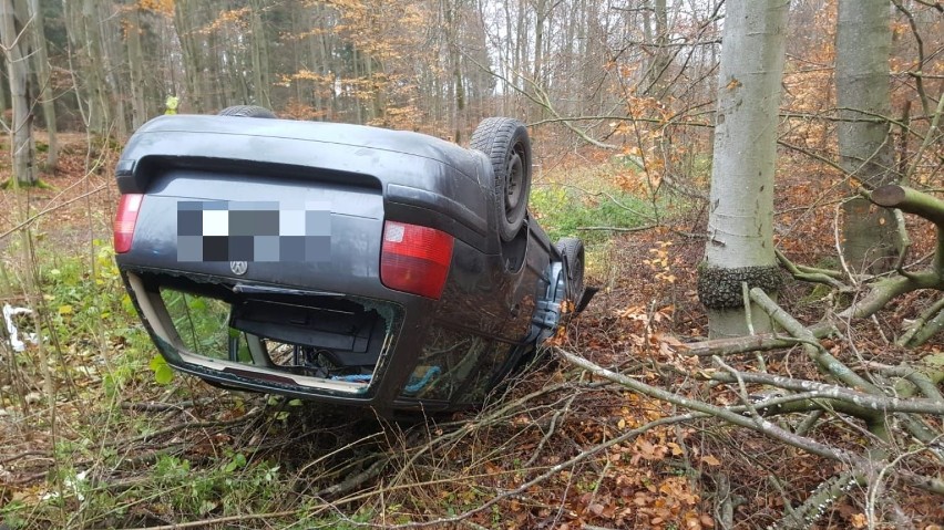 Feralny piątek na drogach powiatu szczecineckiego [zdjęcia]