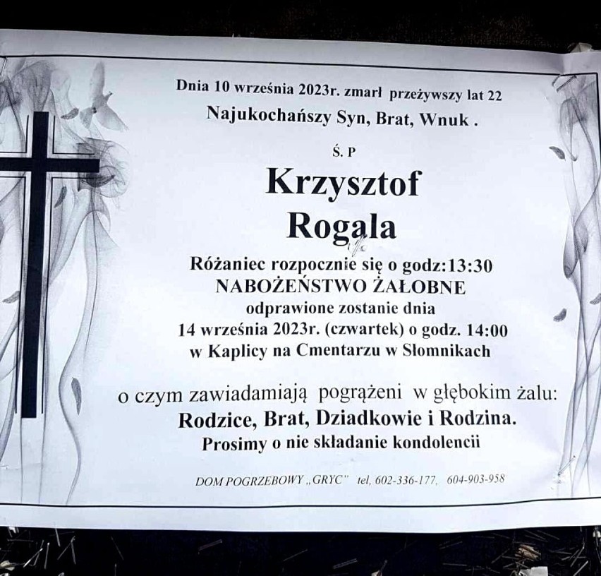 Zmarł młody strażak z OSP Słomniki. Druhowie żegnając przyjaciela w czasie pogrzebu włączą mu syrenę - wezwanie na ostatnią zbiórkę