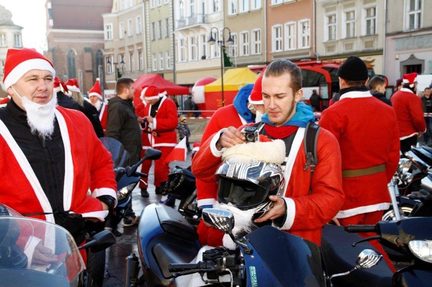 Mikołaje na motorach w Opolu