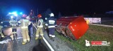 Wypadek na DK 73 w Kobierzynie. Zderzenie osobowej toyoty z samochodem dostawczym. Były utrudnienia na drodze [ZDJĘCIA]