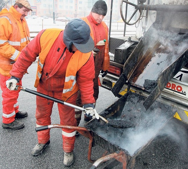 Ostatnie w 2010 r. prace na al. Piłsudskiego