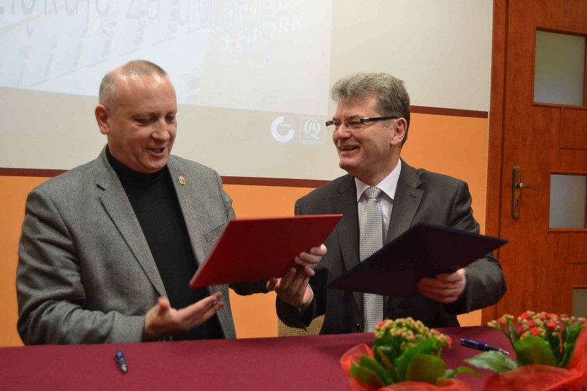 Podpisanie porozumienia między szpitalem w Lęborku a Gdańskim Uniwersytetem Medycznym