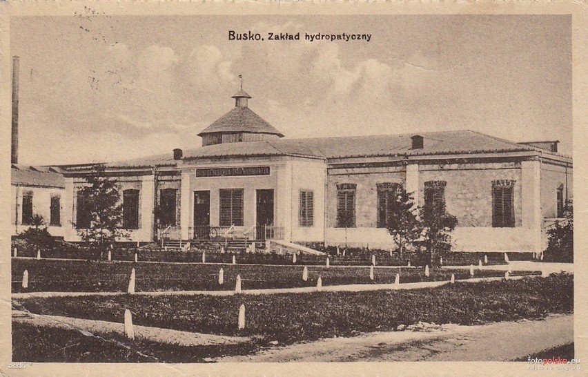 1922 rok, Busko Zdrój, zakład hydropatyczny, prawdopodobnie...
