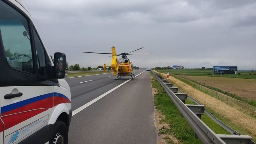 Wypadek ciężarówki na autostradzie A4 w Mysłowicach miał...