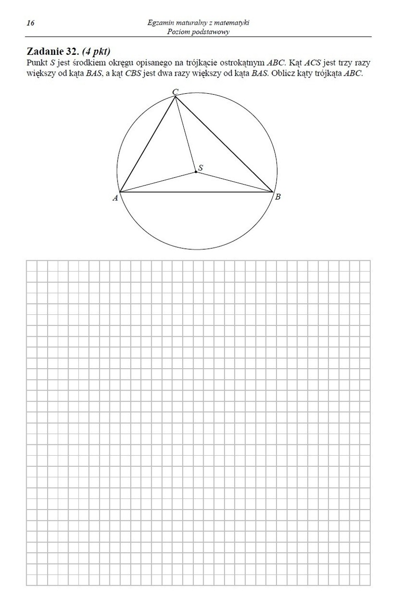 Arkusz CKE - matura z matematyki 2013