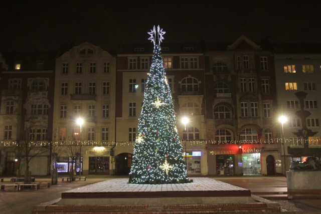 Ozdoby świąteczne w Bytomiu prezentują się niesamowicie.