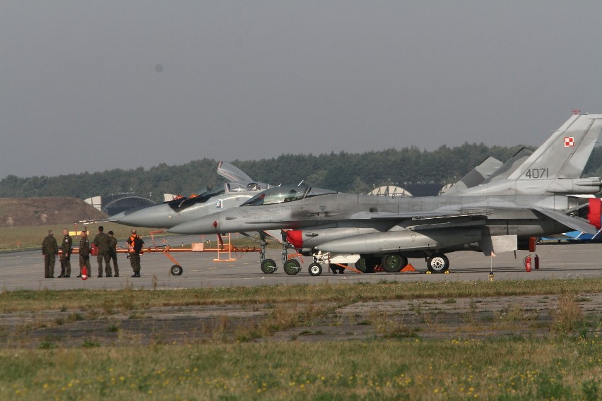 F-22 w Polsce. Wylądowały w bazie w Łasku