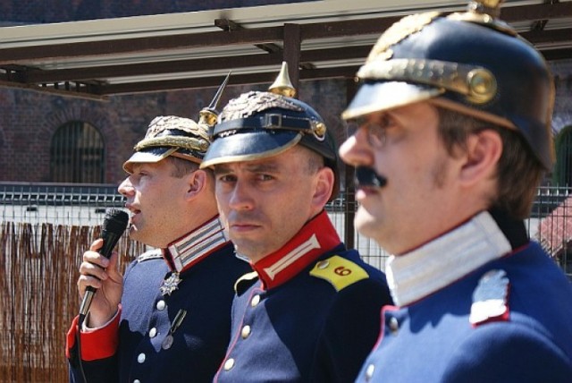 Żołnierze w poznańskim Forcie