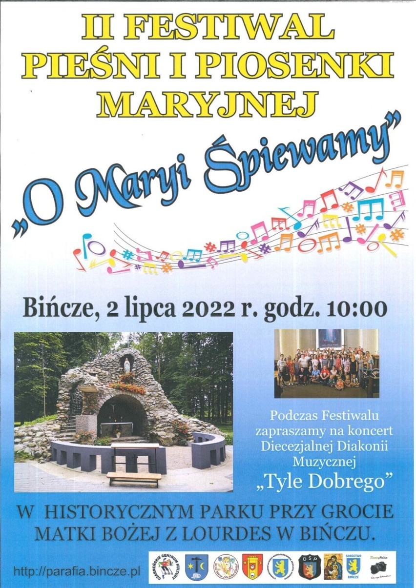 Już w sobotę śpiewanie w Bińczu na chwałę Matki Bożej - II Festiwal Pieśni i Piosenki Maryjnej "O Maryi śpiewamy"