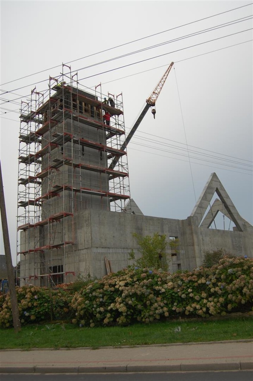 Budowa koscioła w Mojuszu - wrzesień 2015