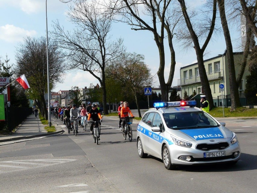 Rajd rowerowy w Wejherowie, 30.04.2016