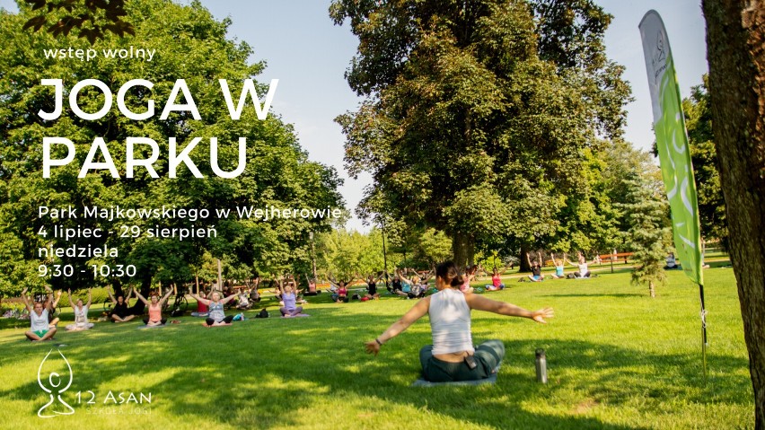 Wakacyjna joga w parku w Wejherowie. Zajęcia ruszają od 4 lipca