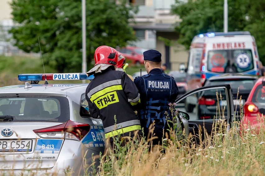 Wałbrzych: Wypadek na Podzamczu