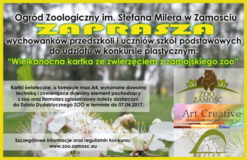 Kartka świąteczna ze zwierzęciem z zamojskiego zoo