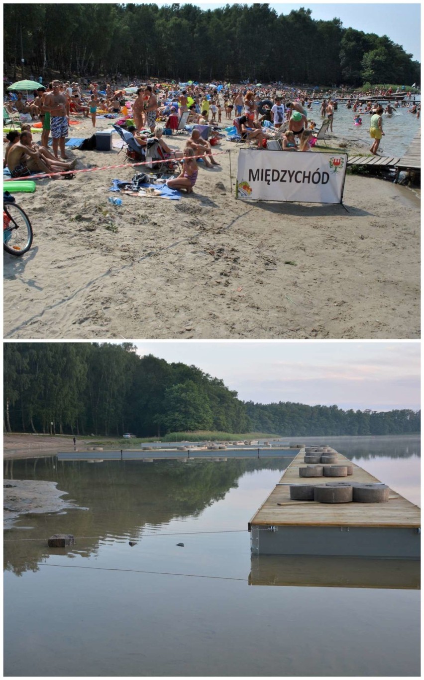 Plaża w Mierzynie kiedyś i dzisiaj