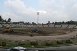 Remont stadionu w Rybniku: Murawy już nie ma, praca wre. ZDJĘCIA. Cz.1.