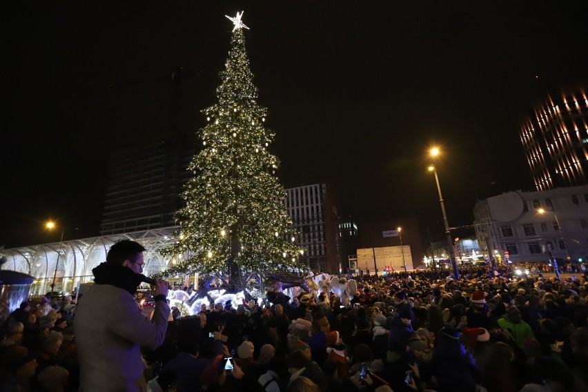 Jarmark Bożonarodzeniowy na Piotrkowskiej w 2019 roku.