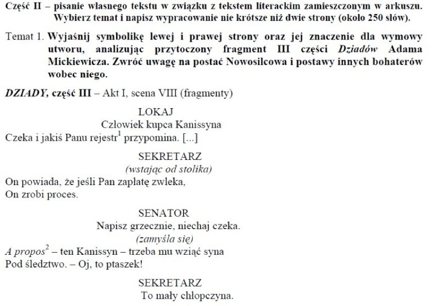 4 maja 2012 uczniowie napiszą maturę z języka polskiego na...