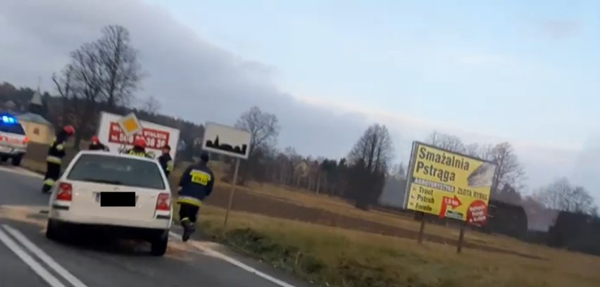 Wypadek na DK8 w Polanicy-Zdroju                     