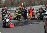 Wypadek pod Stryszkiem koło Bydgoszczy. Zginęła trójka motocyklistów [zdjęcia]
