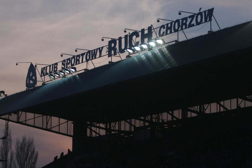 Trybuna stadionu Ruchu Chorzów.
