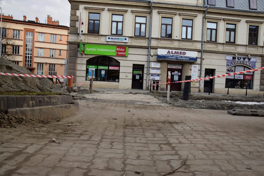 Remont ulicy Grunwaldzkiej w Jarosławiu idzie do przodu [ZDJĘCIA]