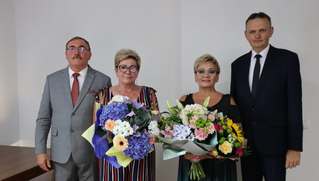 Od lewej: Janusz Tyburski, Małgorzata Czajkowska, Grażyna Wysakowska i Mariusz Paprocki
