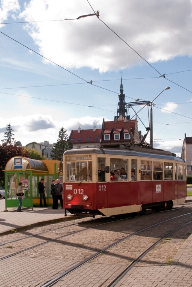 Zabytkowy tramwaj w Elblągu