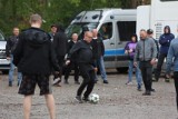 Kraków. Jechali przez całą Polskę, nie weszli na stadion. Kibice Olimpii Elbląg. Zobaczcie zdjęcia